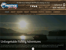 Tablet Screenshot of prestigesportfishing.com